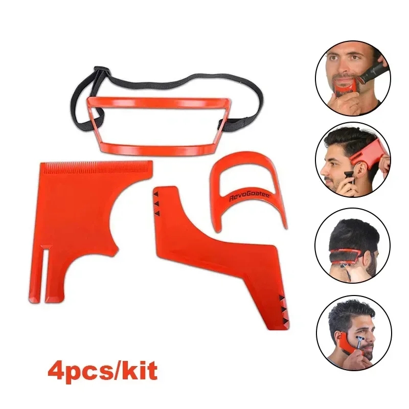 Men'S Grooming Scissors - 2/4Pcs Men's Beard Combs Hair Trimmers