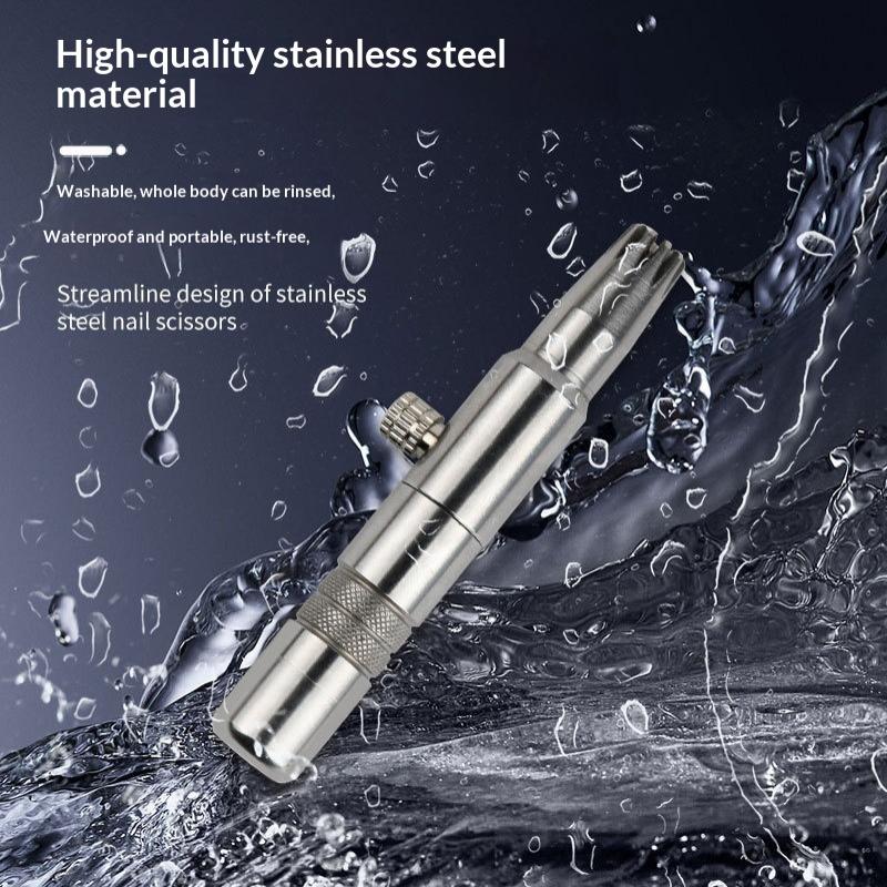 Men'S Grooming Ear Hair - Painless Manual Ear Nose Hair Clipper