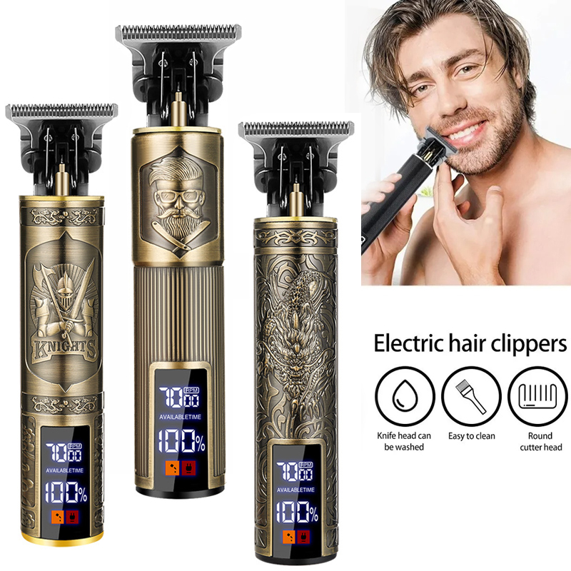 Men'S Grooming Scissors - Cordless T9 Hair Trimmer for Men