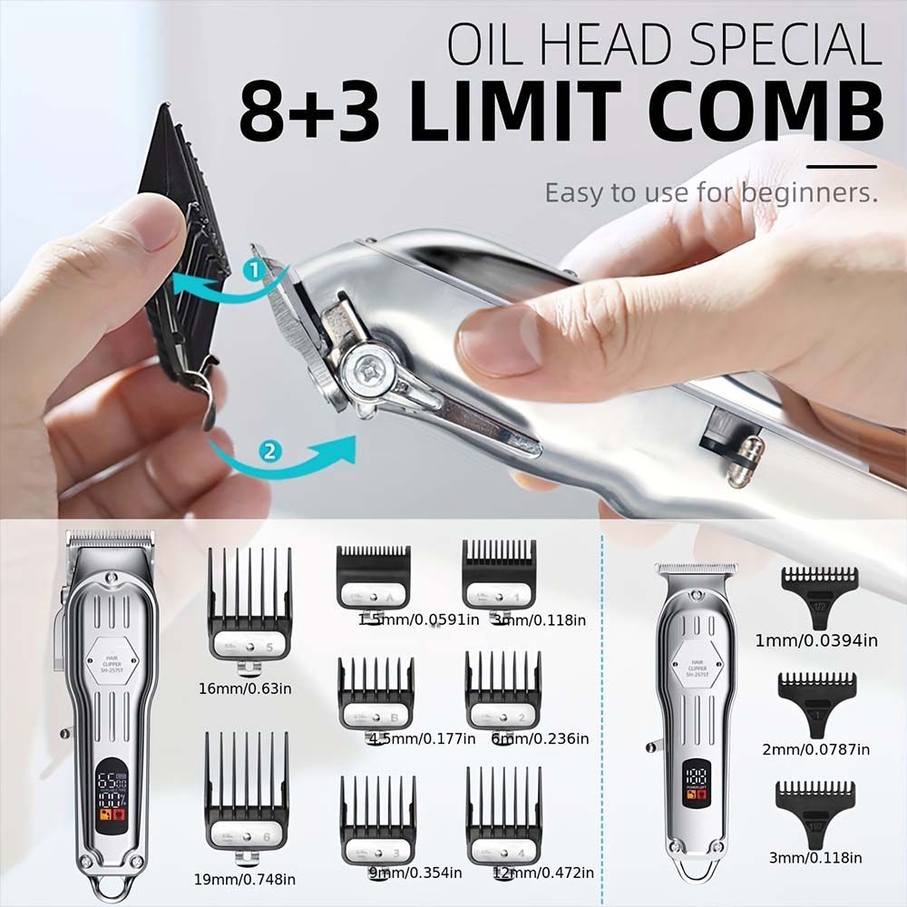 Professional Hair Clipper & Tr - огляд і ціна Men'S Grooming Brush