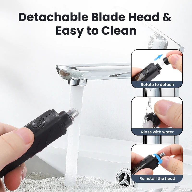 Rechargeable Nose Hair trimmer - огляд і ціна Men'S Grooming Ear Hair