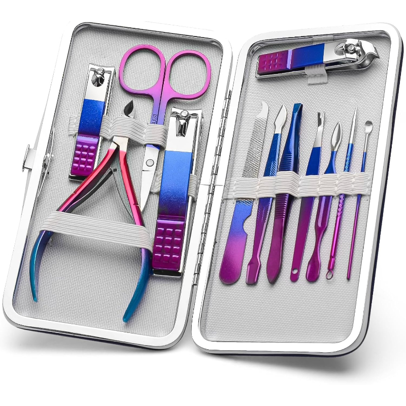 Manicure Set Nail Clippers Ped - огляд і ціна Nail Care Kit Mens