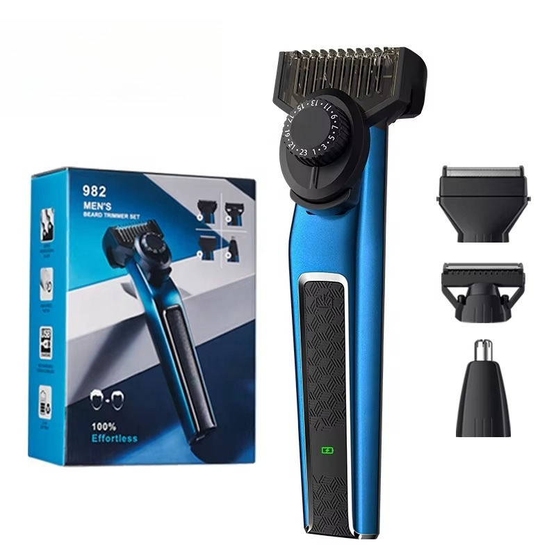 982 Men Beard Trimmer Set Hair - огляд і ціна Men'S Grooming Ear Hair