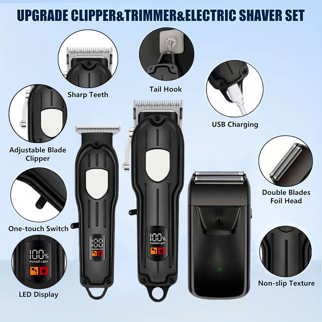 Professional Rechargeable Hair - огляд і ціна Men'S Grooming Brush