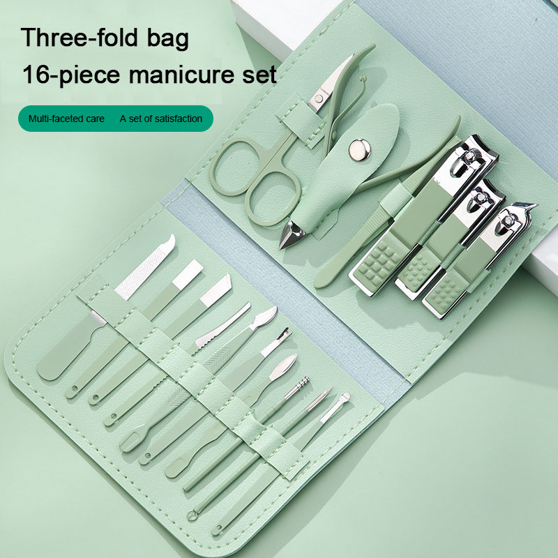 16PCS Professional Nail Clippe - огляд і ціна Nail Care Kit Mens