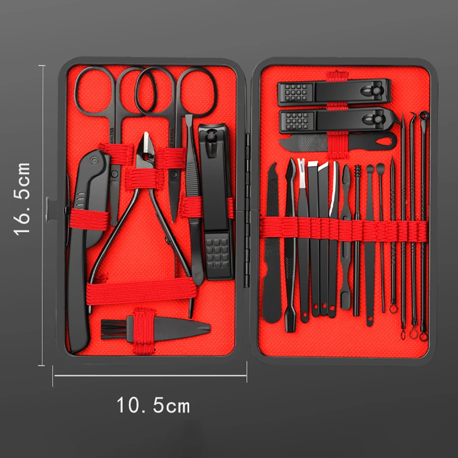 7-24pcs Professional Nail Clip - огляд і ціна Nail Care Kit Mens
