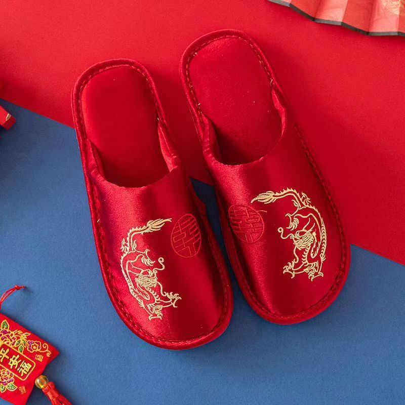 Men Silk Baotou Red Wedding Sl - огляд і ціна Men Grooming Home