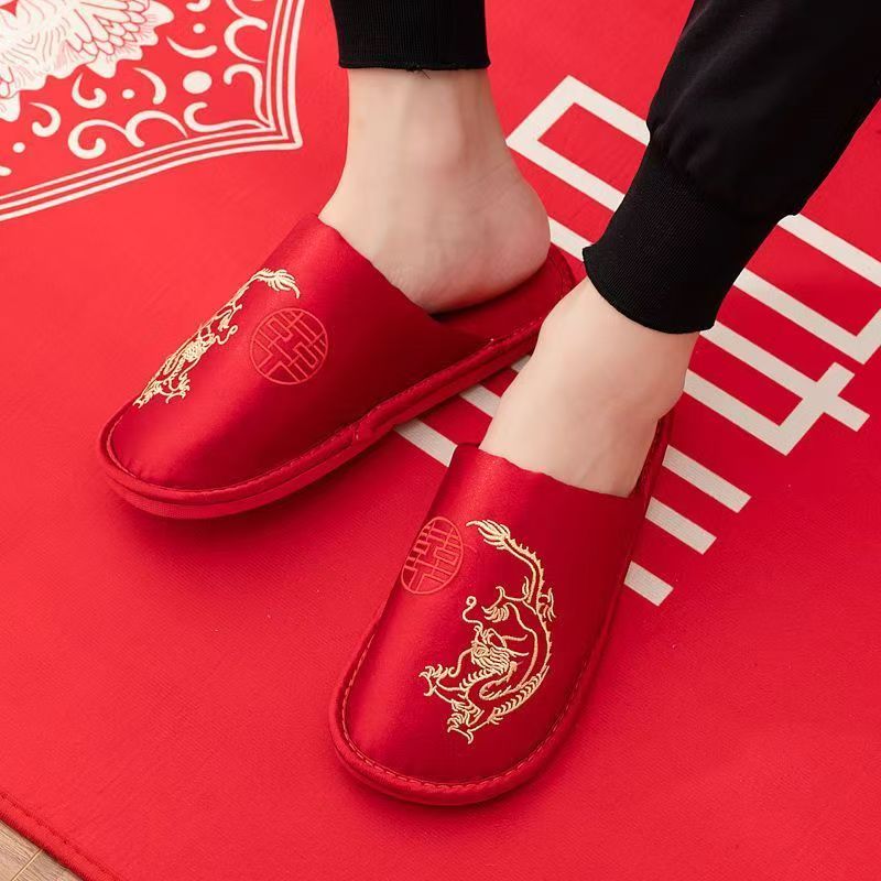 Men Silk Baotou Red Wedding Sl - огляд і ціна Men Grooming Home
