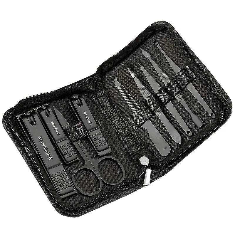 9 Piece in 1 Manicure Set Pedi - огляд і ціна Nail Care Kit Mens