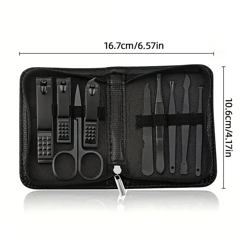 9 Piece in 1 Manicure Set Pedi - огляд і ціна Nail Care Kit Mens