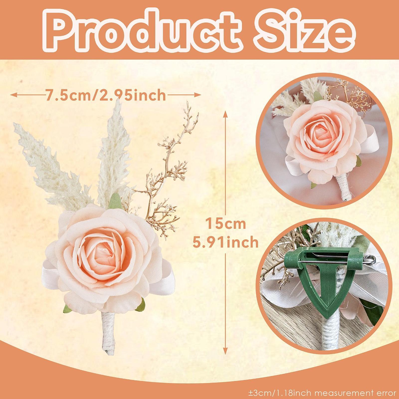 Elegant Rose Boutonniere Handm - огляд і ціна Men Grooming Home