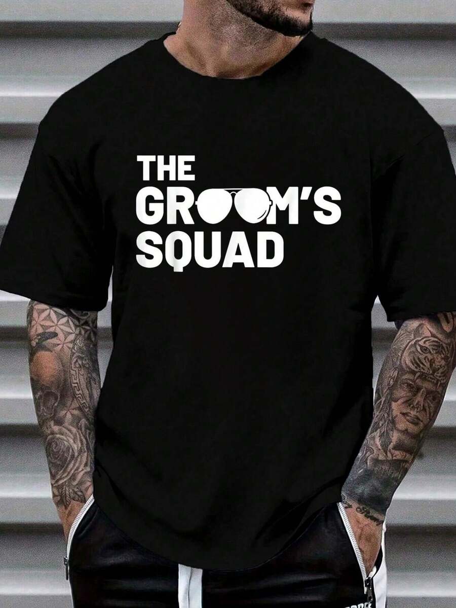 100% Cotton Groomsmen Groom Sq - огляд і ціна Men Grooming Home