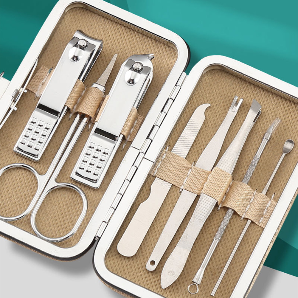 8-in-1 Stainless Manicure Set  - огляд і ціна Nail Care Kit Mens