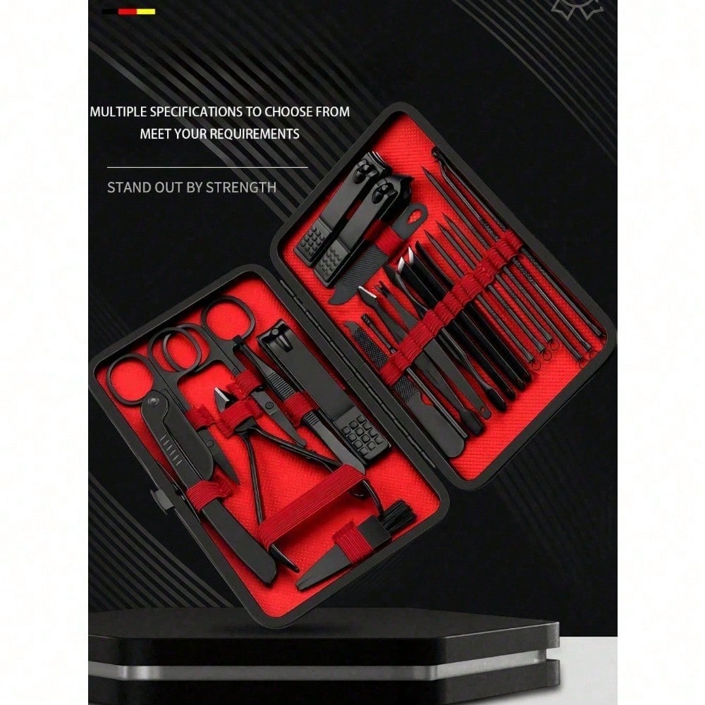 8/24pcs Professional Manicure  - огляд і ціна Nail Care Kit Mens