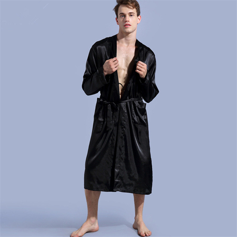 Groom Robe Emulation Silk Soft - огляд і ціна Men Grooming Home