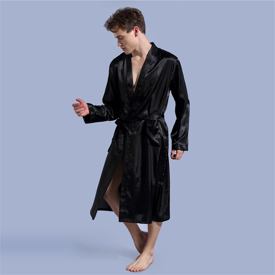 Groom Robe Emulation Silk Soft - огляд і ціна Men Grooming Home