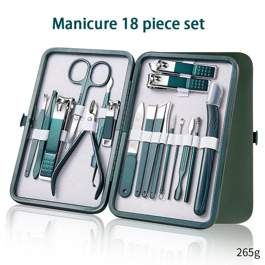 Manicure Set Nail Clippers Kit - огляд і ціна Nail Care Kit Mens