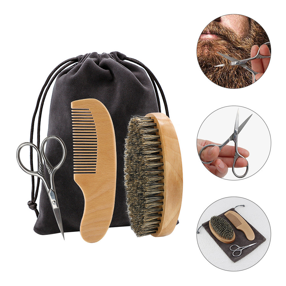 1Set Beard Styling Set for Men - огляд і ціна Men'S Grooming Scissors