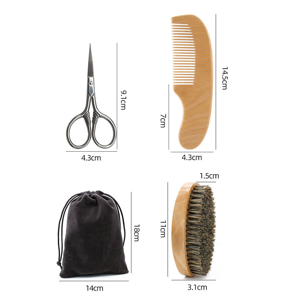 1Set Beard Styling Set for Men - огляд і ціна Men'S Grooming Scissors